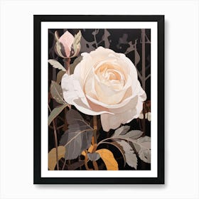 Flower Illustration Rose 3 Art Print