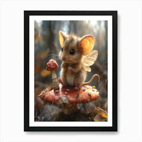 Fairy Mouse 2 Art Print