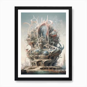 Futuristic City Art Print