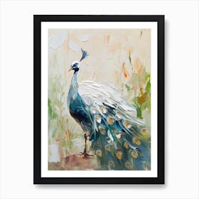 Bird Painting Peacock 4 Art Print