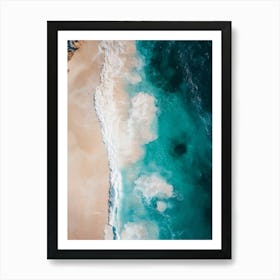 Aerial View Of A Beach 63 Art Print