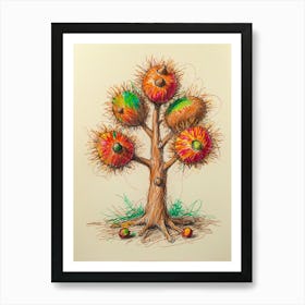 Fruit Tree Art Print