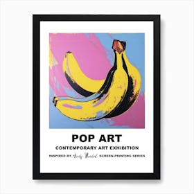 Poster Bananas Pop Art 2 Art Print