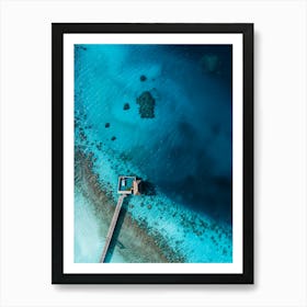 Scuba Diving In The Maldives 1 Art Print