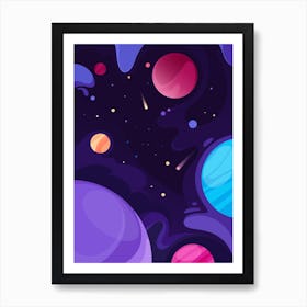 Outer Space Art Print