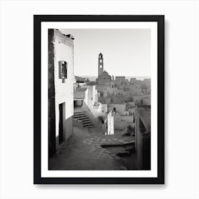 Matera Italy Black And White Analogue Photography 1 Art Print