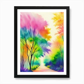 Rainbow Road Art Print