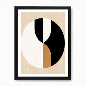 Bauhaus Tapestry: Abstract Geometry Unleashed Art Print