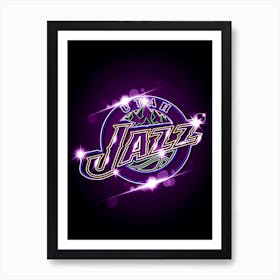 Utah Jazz 1 Art Print