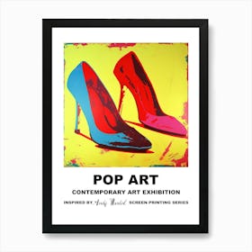 Poster High Heels Pop Art 4 Art Print