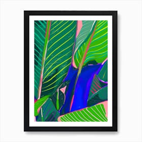 Tropical Leaves 1 Art Print