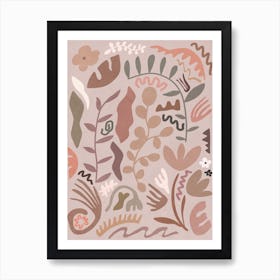 Blush Flora 3 Art Print