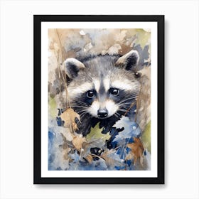 Raccoon Urban Explorer 10 Art Print