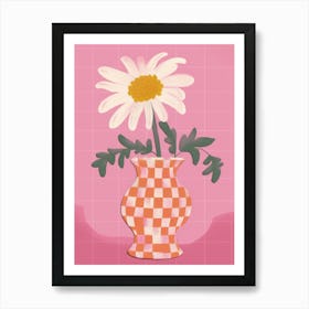 Cosmos Flower Vase 1 Art Print