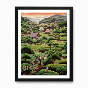 Traditional Japanese Tea Garden 6 Art Print