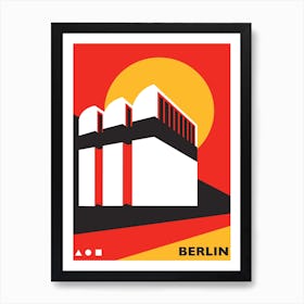 Berlin Red Art Print