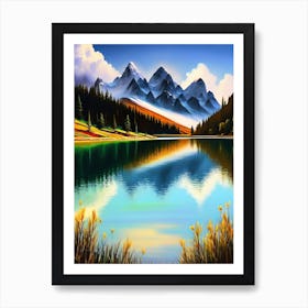 Mountain Lake 17 Art Print