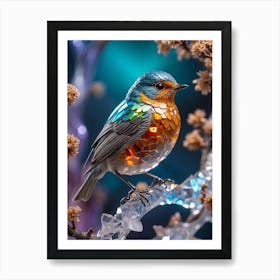 Bird In Glass Art Print