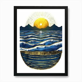 Noah'S Boat Art Print