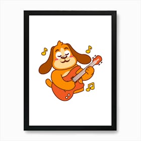 Prints, posters, nursery and kids rooms. Fun dog, music, sports, skateboard, add fun and decorate the place.22 Art Print