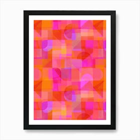 Playhouse Abstract Pattern Art Print