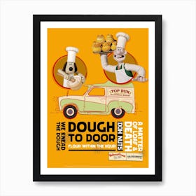Dough To Door Art Print