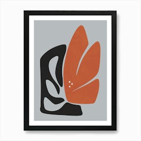 Butterfly Plant Art Print