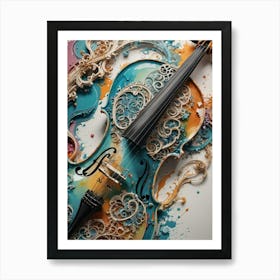 Violin Art Art Print