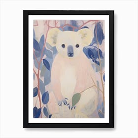 Playful Illustration Of Koala For Kids Room 8 Art Print