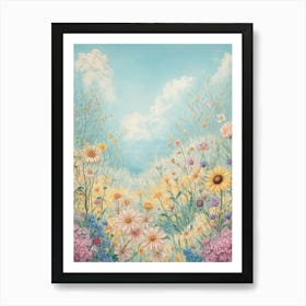 Flower Valley Art Print