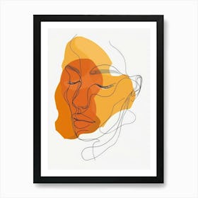 Portrait Of A Woman 411 Art Print