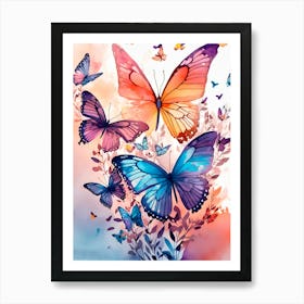 Butterfly Painting 2 Art Print