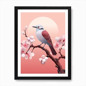 Minimalist Cuckoo 2 Illustration Art Print