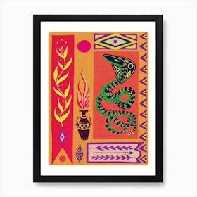 Black Cobra Art Print