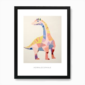 Nursery Dinosaur Art Homalocephale 2 Poster Art Print