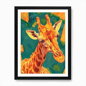 Giraffe 194 Art Print