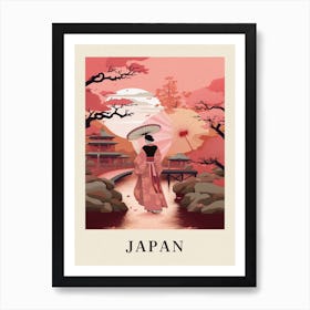 Vintage Travel Poster Japan 2 Art Print