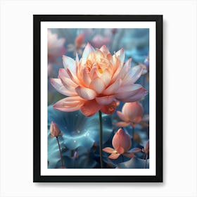 Lotus Flower 39 Art Print