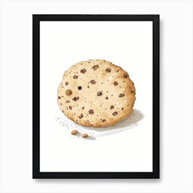 Chocolate Chip Cookie Bakery Product Quentin Blake Illustration Art Print