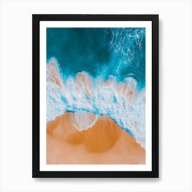 Aerial View Of The Ocean 2 Art Print