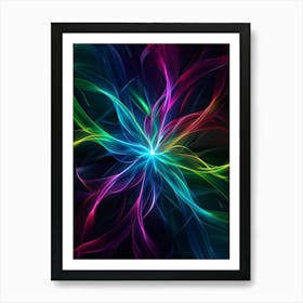 Abstract Flower 31 Art Print