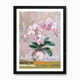 A World Of Flowers, Van Gogh Exhibition Orchid 1 Poster