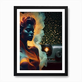 Lady Flame 7 Art Print