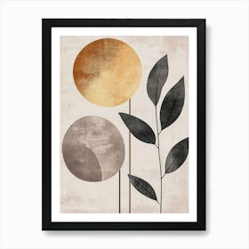 Abstract Circles Art Print