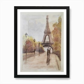 Paris Eiffel Tower Art Print