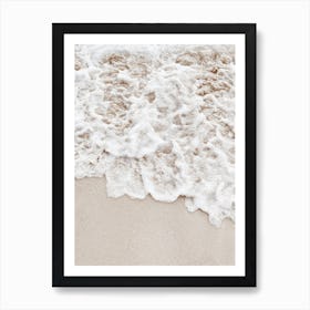 Neutral Sandy Waves Art Print