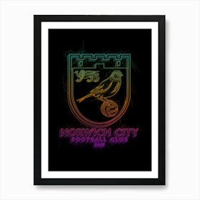 Norwich City 1 Art Print