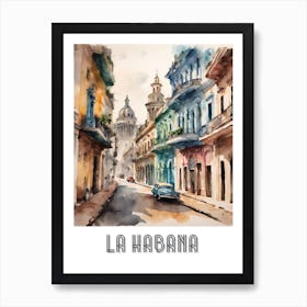 La Habana Cityscape 4 Art Print