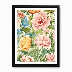 Floral Pattern 11 Art Print