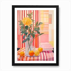 Flower Still Life Painting 5 Art Print